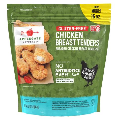 Applegate Natural Gluten-Free Breaded Chicken Breast Tenders, 16oz
