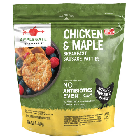 Applegate Natural Chicken & Maple Breakfast Sausage Patties, 16 oz