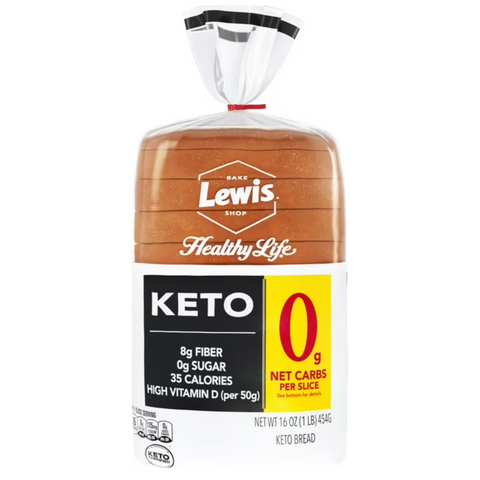 Lewis Bake Shop Healthy Life White Keto Bread, 16 oz