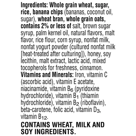 Special K Breakfast Cereal, Banana & Creme, Family Size, 18.6 oz.