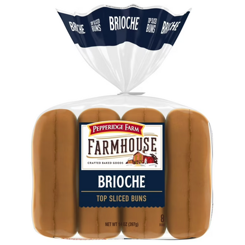 Pepperidge Farm Farmhouse Brioche Hot Dog Buns, 14 oz