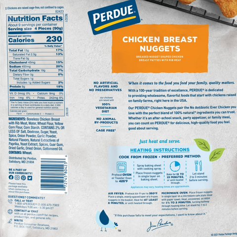 Perdue, No Antibiotics Ever, Panko Chicken Nuggets, 29 oz.