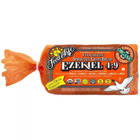 Food For Life Ezekiel 4:9 Organic Frozen Sprouted Grain Bread, 24oz