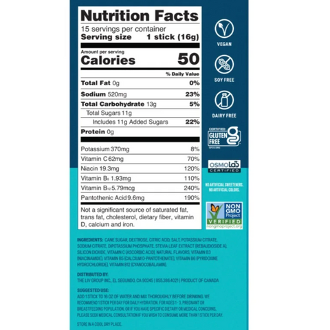 Liquid I.V.® Strawberry Hydration Multiplier® Powdered Electrolyte Drink Mix, 15 Count