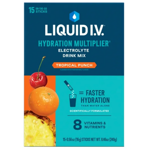 Liquid I.V.® Tropical Punch Hydration Multiplier® Powdered Electrolyte Drink Mix, 15 Count
