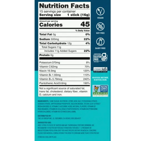 Liquid I.V.® Tropical Punch Hydration Multiplier® Powdered Electrolyte Drink Mix, 15 Count