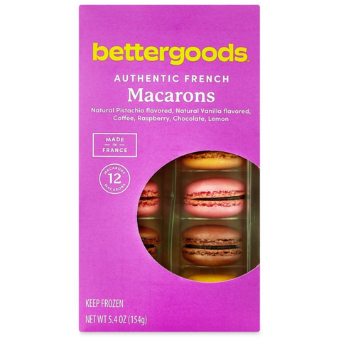 bettergoods Assorted Macarons, 5.4 oz, 12 Count