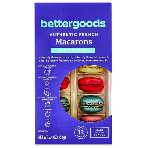 bettergoods Fruit Medley Macarons, 5.4 oz, 12 Count