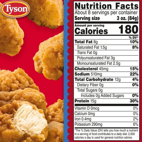 Tyson Any'tizers® Crispy Boneless Chicken Nugget Bites, 24 oz
