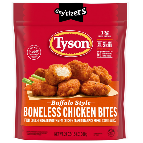 Tyson Any'tizers® Buffalo Style Boneless Chicken Bites, 24 oz