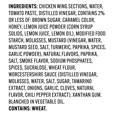 Tyson Any'tizers® BBQ Flavored Bone In Chicken Wings, 22 oz