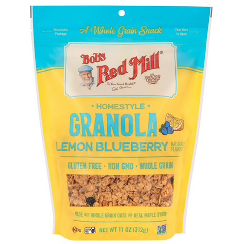 Bob's Red Mill Lemon Blueberry Granola, Ready-to-Eat, 11 oz