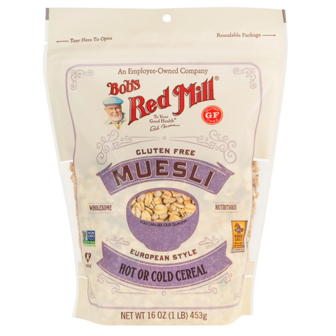 Bob's Red Mill, Muesli, European Style, Gluten Free, 16 oz