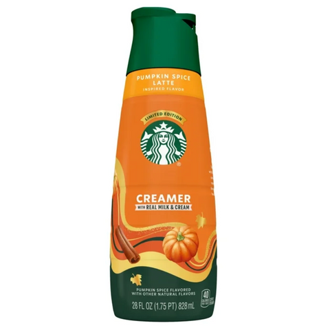 Starbucks Pumpkin Spice Coffee Latte Creamer, 28 fl oz