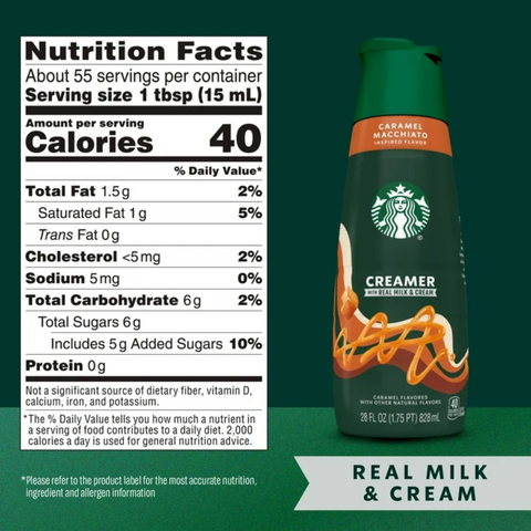 Starbucks Caramel Macchiato Coffee Creamer, 28 fl oz