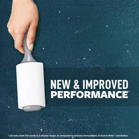 Scotch-Brite Everyday Clean Lint Rollers, 100 sheets