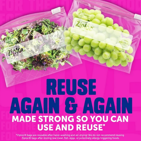 Ziploc® Brand Gallon Slider Storage Bags, 20 Count