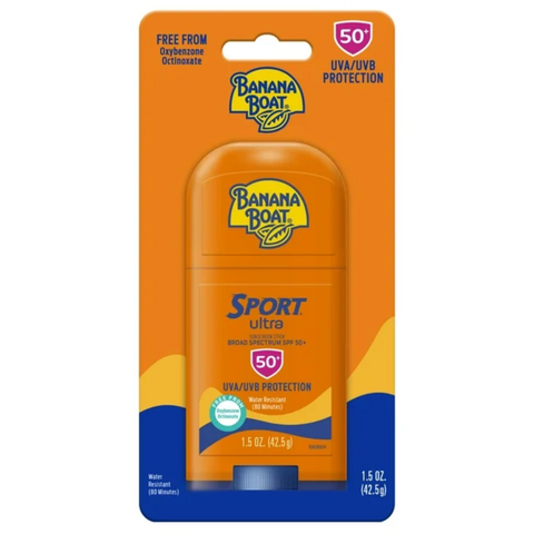 Banana Boat Sport Ultra Sunscreen Stick SPF 50, Travel Sunscreen Sport, 1.5 oz