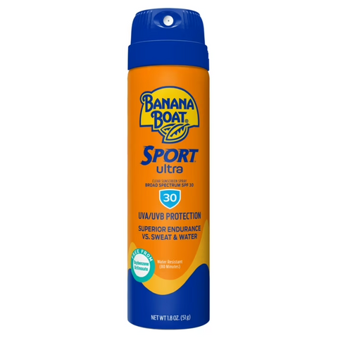 Banana Boat Sport Ultra SPF 30 Sunscreen Spray, Travel Sunscreen Spray, 1.8 oz