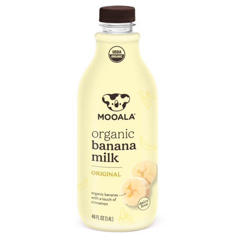Mooala Organic Plant Based Banana Milk, Original, 48 oz.