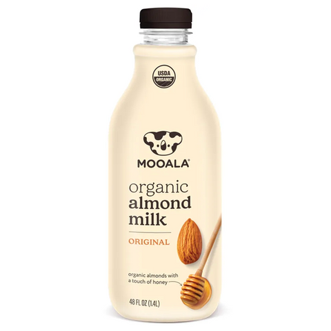Mooala Organic Plant Based Almond Milk, Original, 48 oz.
