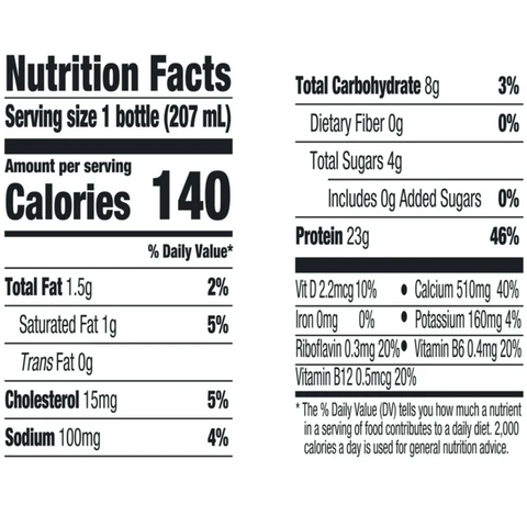 Oikos Pro Strawberry Banana Cultured Dairy Drink, 23g Protein, 7 fl oz