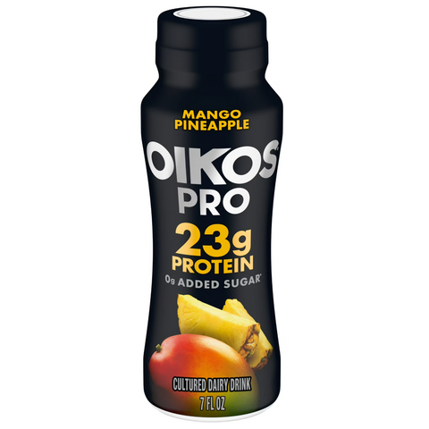 Oikos Pro Mango Pineapple Cultured Dairy Drink, 23g Protein, 7 fl oz