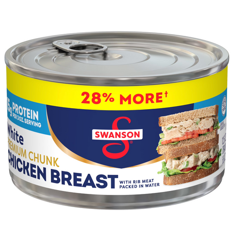 Swanson White Premium Chunk Canned Chicken Breast in Water, 12.5 oz