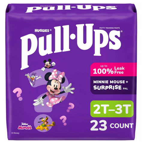 Huggies Pull-Ups Girls' Learning Designs Training Pants, 2T-3T, 23 Count