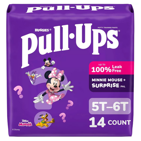 Huggies Pull-Ups Girls' Learning Designs Training Pants, 5T-6T, 14 Count