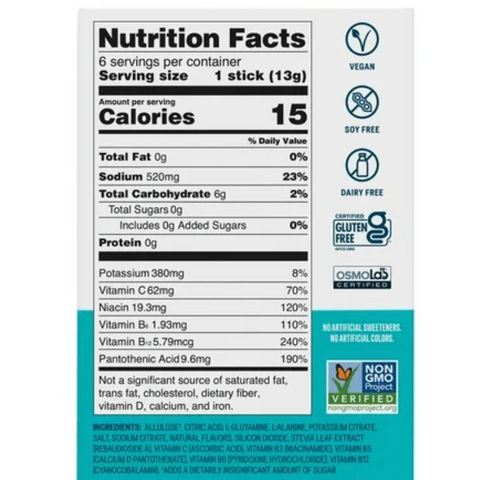 Liquid I.V.® Raspberry Lemonade Sugar-Free Electrolyte Drink Mix, 6 Ct