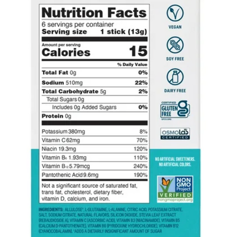 Liquid I.V.® Raspberry Melon Sugar-Free Electrolyte Drink Mix, 6 Ct