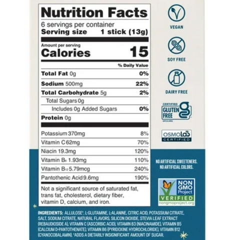 Liquid I.V.® White Peach Sugar-Free Electrolyte Drink Mix, 6 Ct