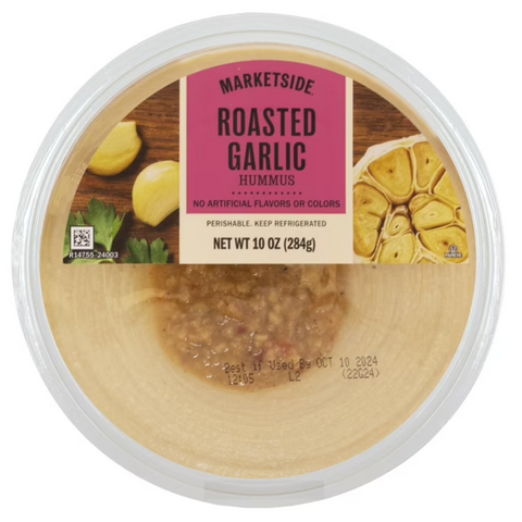 Marketside Roasted Garlic Hummus, 10 oz