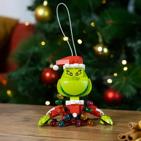 Brickcraft The Grinch Lights Out Grinch Decoration Building Kit (146-Piece Set), Christmas Decoration, Holiday Collectible Brick Toy
