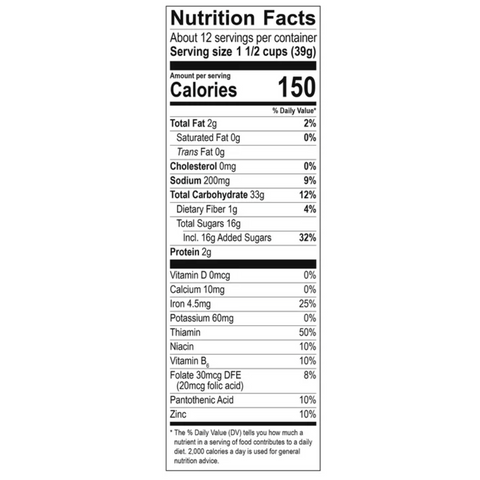 Post OREO PUFFS™ Cereal, Crunchy 16.5 oz box