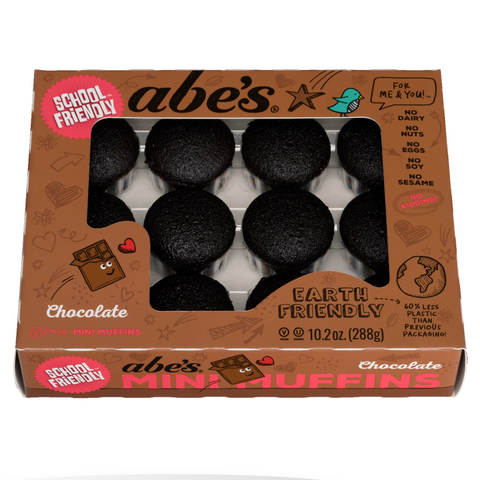 Abe's Vegan Mini Chocolate Muffin, 10 oz, 12 Count