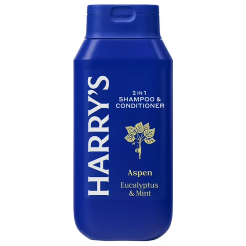 Harry's Men's 2 in 1 Shampoo and Conditioner, Original Aspen Scent, 14 fl oz