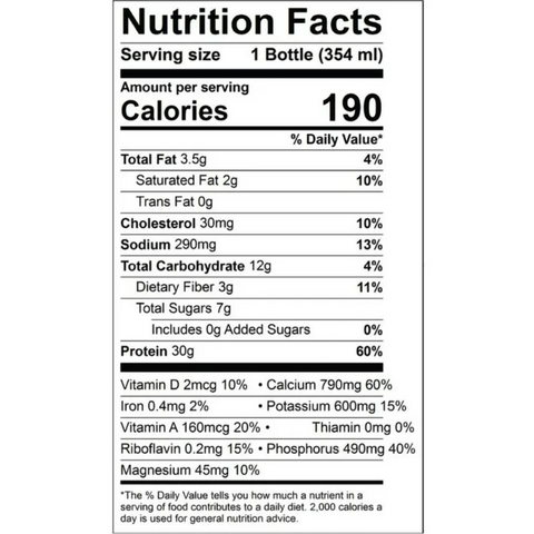 Shamrock Farms Lactose Free Rockin' Protein Builder, Vanilla, 12 fl. oz.