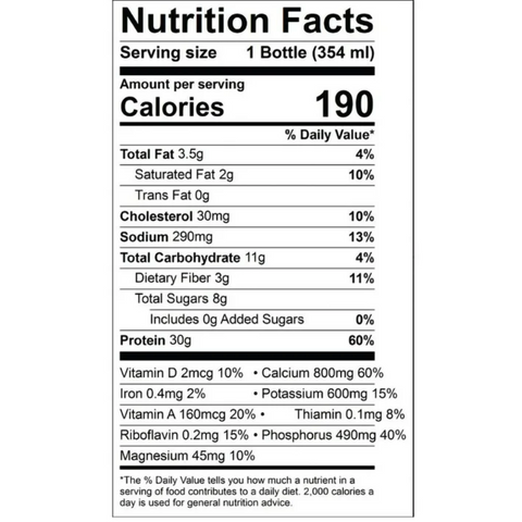 Shamrock Farms Lactose Free Rockin' Protein Builder, Strawberry, 12 fl. oz.