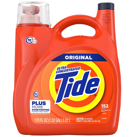 Tide Liquid Laundry Detergent - Original Scent, 170 oz.
