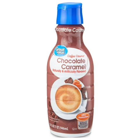 Great Value Chocolate Caramel Coffee Creamer, 32 fl oz
