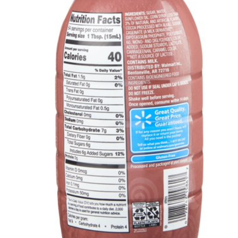 Great Value Chocolate Caramel Coffee Creamer, 32 fl oz