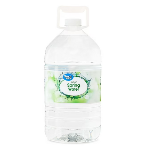 Great Value Natural Spring Water, 1 Gallon