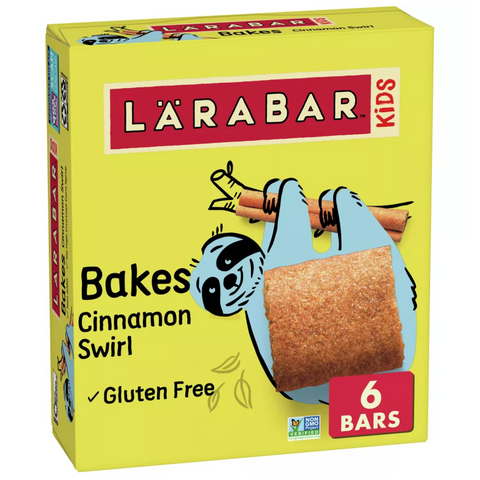 Larabar Kid, Cinnamon Swirl Bar, 6 Count