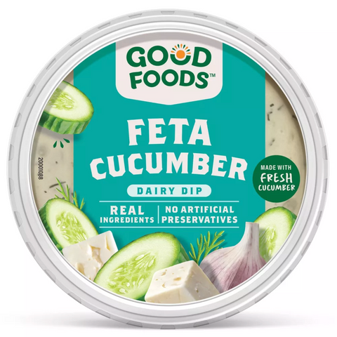 Good Foods Feta Cucumber Tzatziki Dip, 8oz