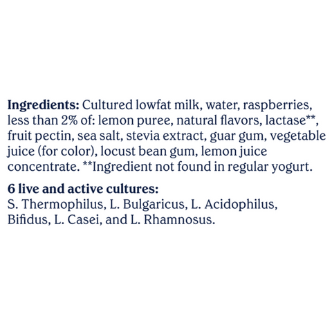 Chobani 20G Protein Low-Fat Greek Yogurt Raspberry Lemon, 6.7oz