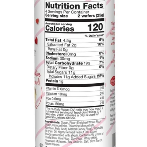 Pirouline Chocolate Hazelnut Creme Filled Wafer Cookies, 3.5oz