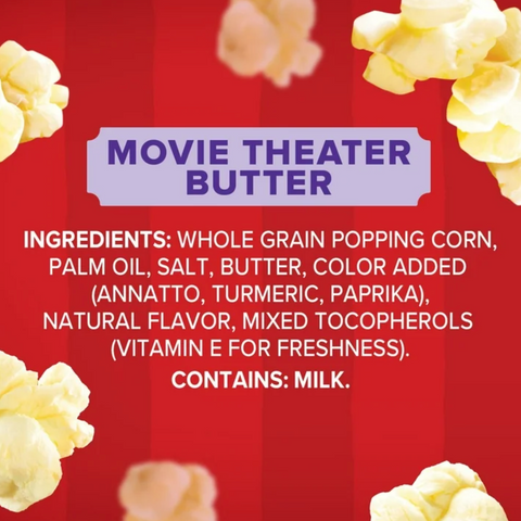 Orville Redenbacher’s Popcorn Mini Bags, Movie Theater Butter Flavor, 1.5 oz., 12 Ct
