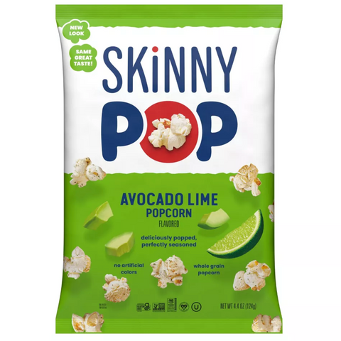 SkinnyPop Popcorn, Avocado Lime, 4.4oz